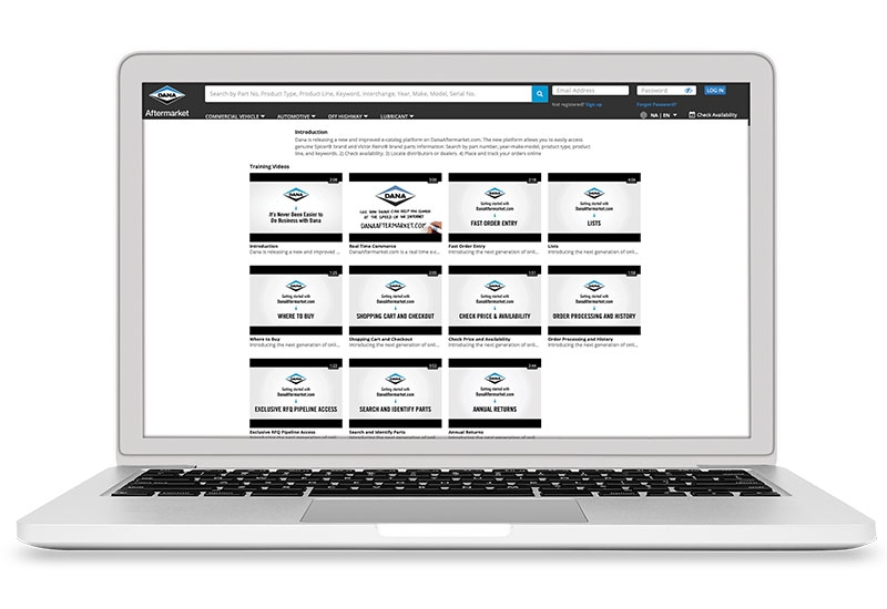 DanaAftermarket.com Features Instructional Video Series