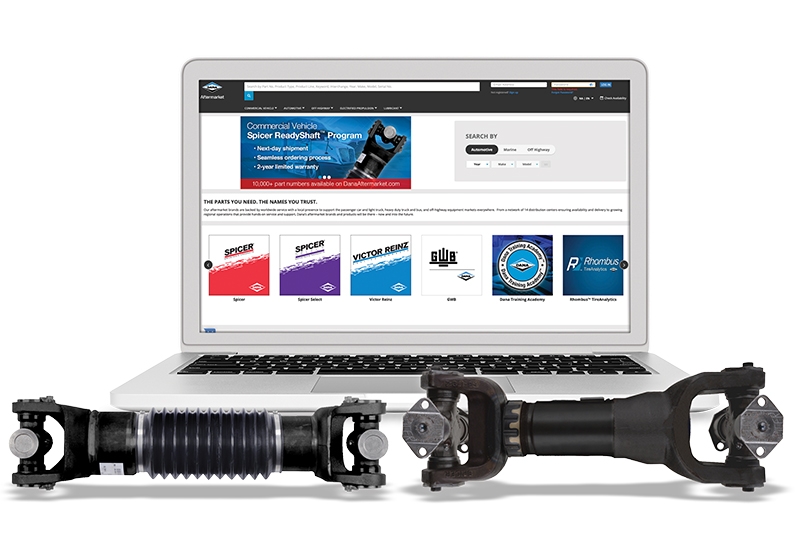 Spicer ReadyShaft™ Program Simplifies Driveshaft Ordering